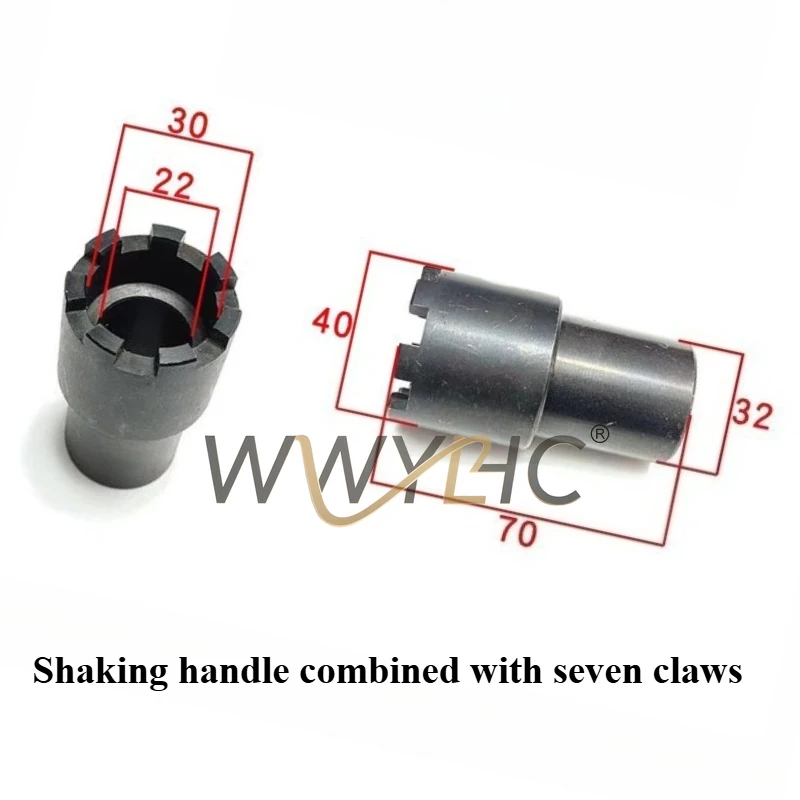 

Suitable for Milling Machine X62W Lifting Shaft Flange X52K Rocker Combined with Gear X63W Clutch X53K Dial