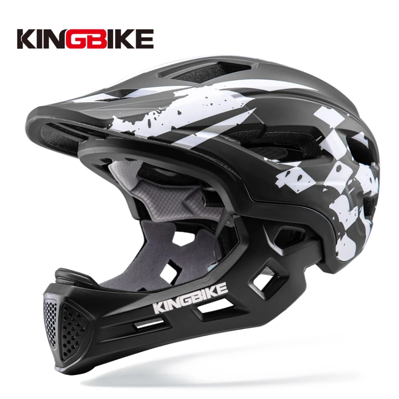 خوذة BATFOX للأطفال لكامل الوجه قابلة للتهوية، تصميم خفيف الوزن، دوران سريع للهواء، مثالية لخوذات ركوب الدراجات في الربيع والصيف