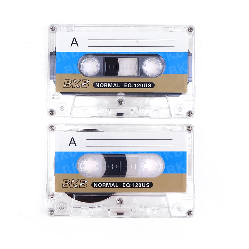 45/90 Minutes Magnetic Blank Audio Cassette Tape For Speech & Music Recording Standard Empty Tape Player Replacement Component