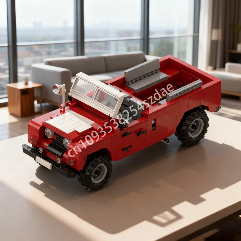 

1106pcs MOC Austin Gipsy Iconsed Model Building Blocks Christmas Gift Construction Toys Assemble Creative Idea Education Kids