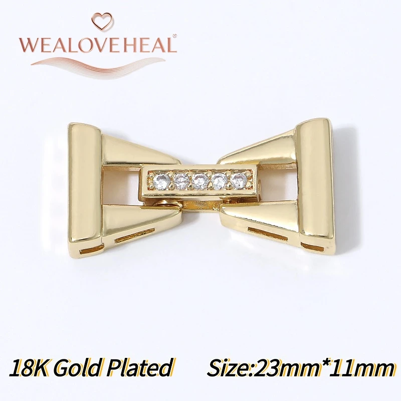 18K vergoldeter Messing-Blumenperlen-Verbinder, Mikro-Pavé-Zirkonia für DIY-Armband- und Halsketten-Schmuckherstellung. – Detail 29