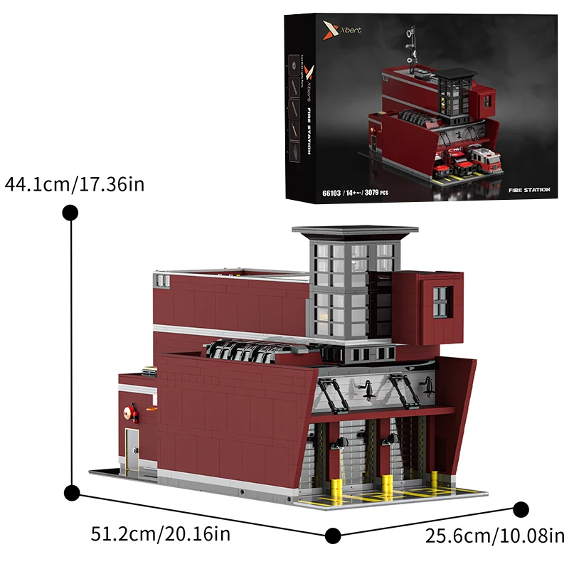 3079PCS Feuer Rettungs Station Bausteine Feuer Lkw Krankenwagen Feuer Polizei Auto MOC Modell Bricks Kinder Pädagogisches DIY Spielzeug geschenke