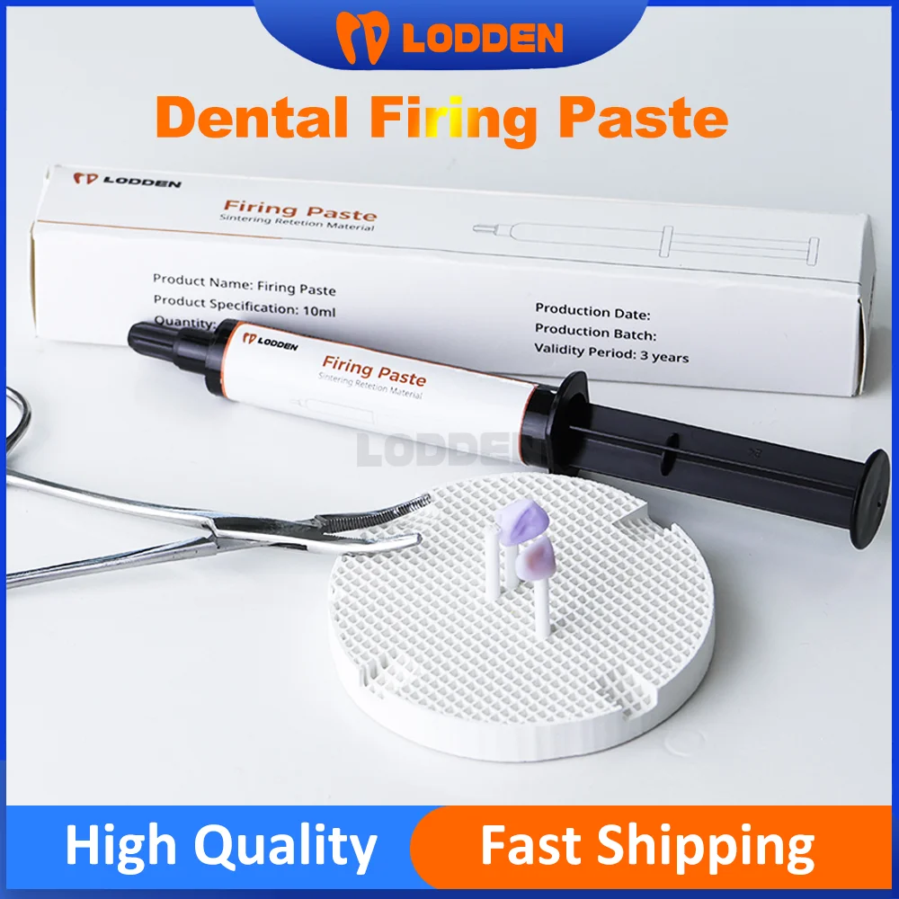 Lodden Dental Firing Paste Resin Sintering Paste For Veneer Crown Bridge Restoration Sintering Fix Dental Lab Materials