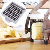 Stainless Steel Manual Potato Cutter Blade Square 36/64 Hole French Fries Slicer Blade Durable Rust-proof