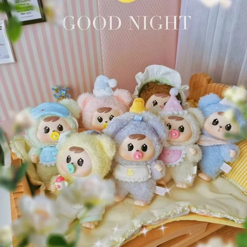 

Bao-Ao 2nd Baby Goodnight Vinyl Blind Box Pendant Mystery Box Cute Baby Doll Anime Figure Trend Surprise Toy Gift