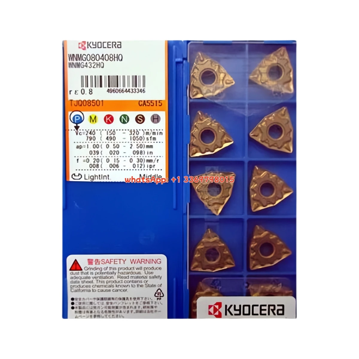 

100% Original WNMG WNMG0804 04 08 12-HQ PS PQ CA CQ GS GT WQ CA515 CA525 CA5515 CA5525 Turning Insert