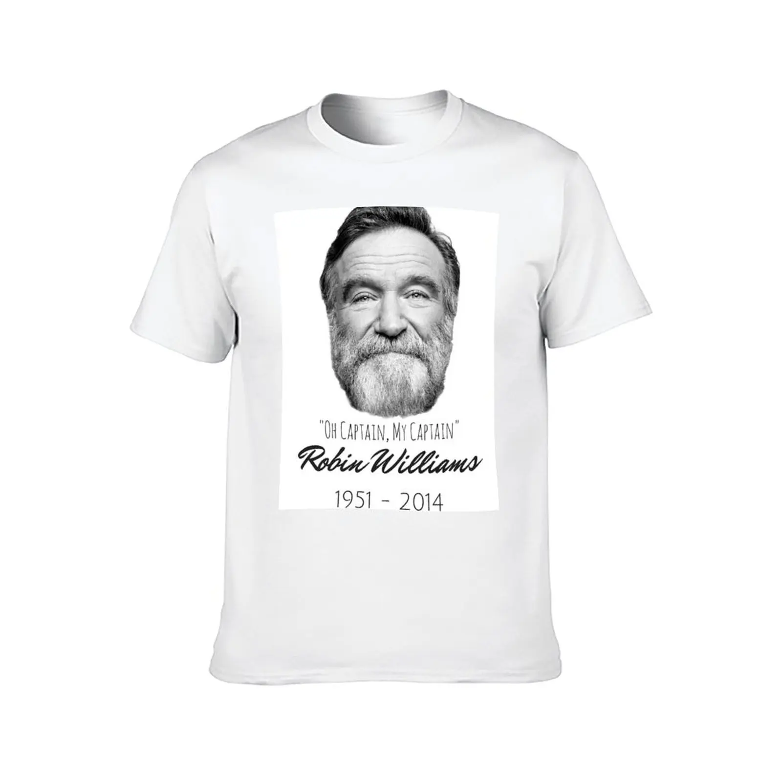 Robin Williams Tribute ~ Oh Captain, My Captain! T-Shirt Aesthetic clothing luxury designer summer clothes t shirts men