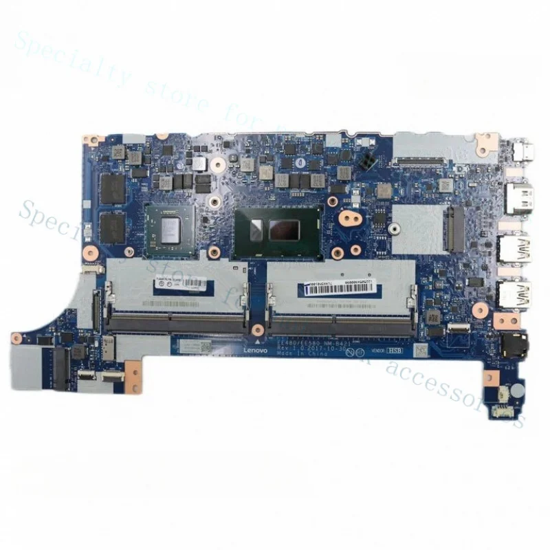 

Материнская плата A+ для ноутбука Lenovo ThinkPad E480 NM-B421, процессор I5-8250U, видеокарта RX550 2G