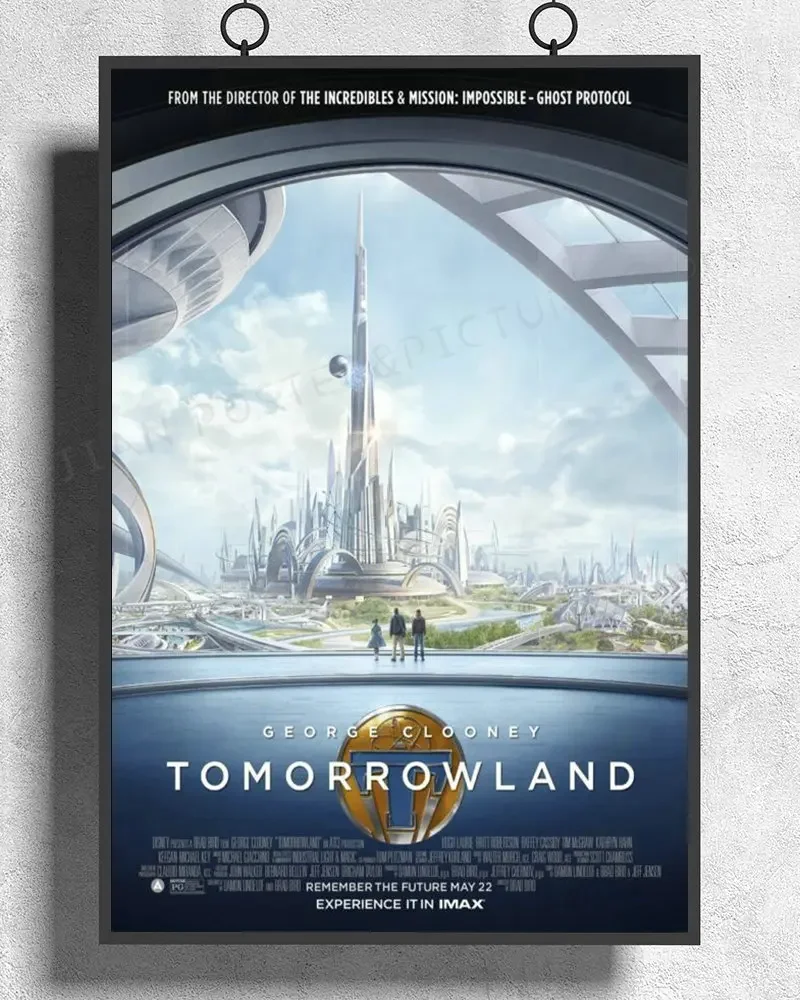 H011 Tomorrowland 2015 Movie Wall Sticker Silk Poster Art Home Decoration