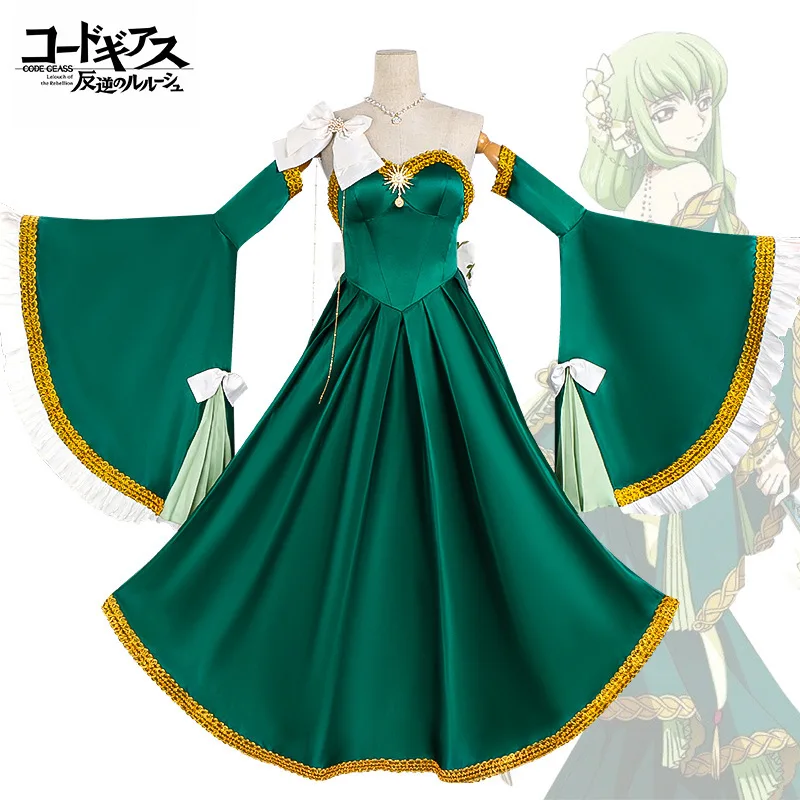 

CODE GEASS Lelouch Of The Rebellion Cosplay Costume Court Evening Dress CC Dress Cosplay Anime Stage Performance Costume