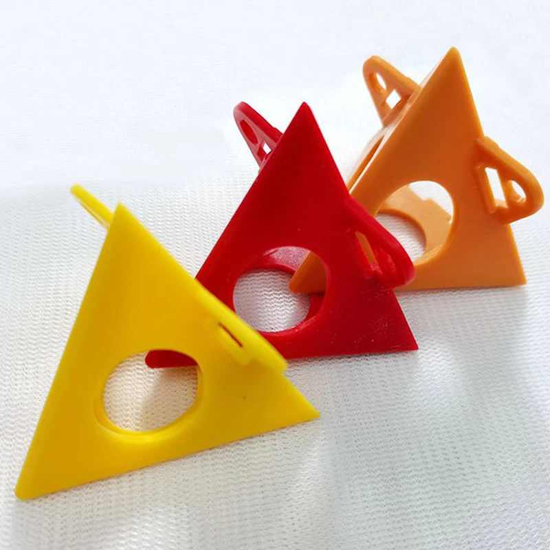 Conjunto de suporte de pintura para carpintaria, 20 peças, bloco de almofada de plástico pintado em amarelo, pintura em spray, suporte triangular revestido de secagem ao ar