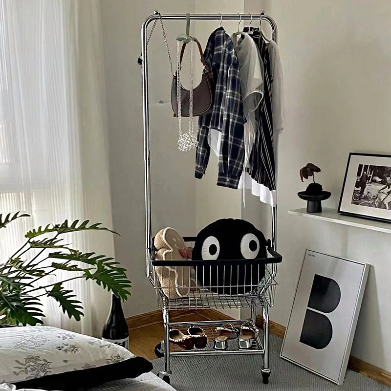 Bold floor hanger overnight storage clothes corner coat rack