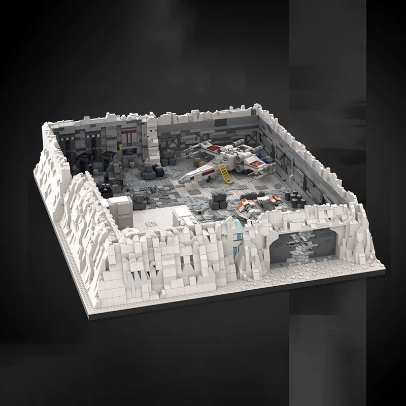 Exquisite Neue Produkt MOC Bausteine Planet Szene Modell Kämpfer Basis Technologie Modulare kinder Spielzeug Geschenk DIY AssemblySet