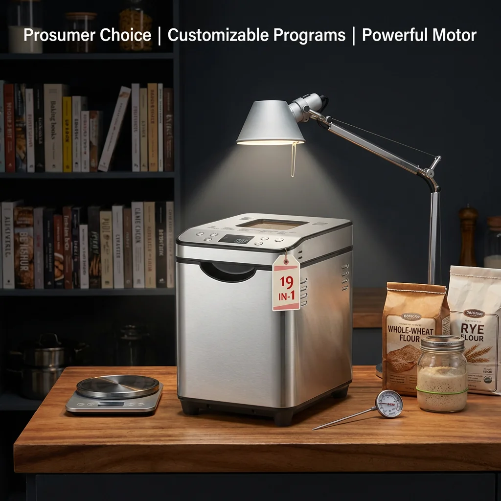 Electric Household 10-Year Durability Bread Maker Premium Stainless Steel DC Motor Low Noise Maintenance Cost-Effective