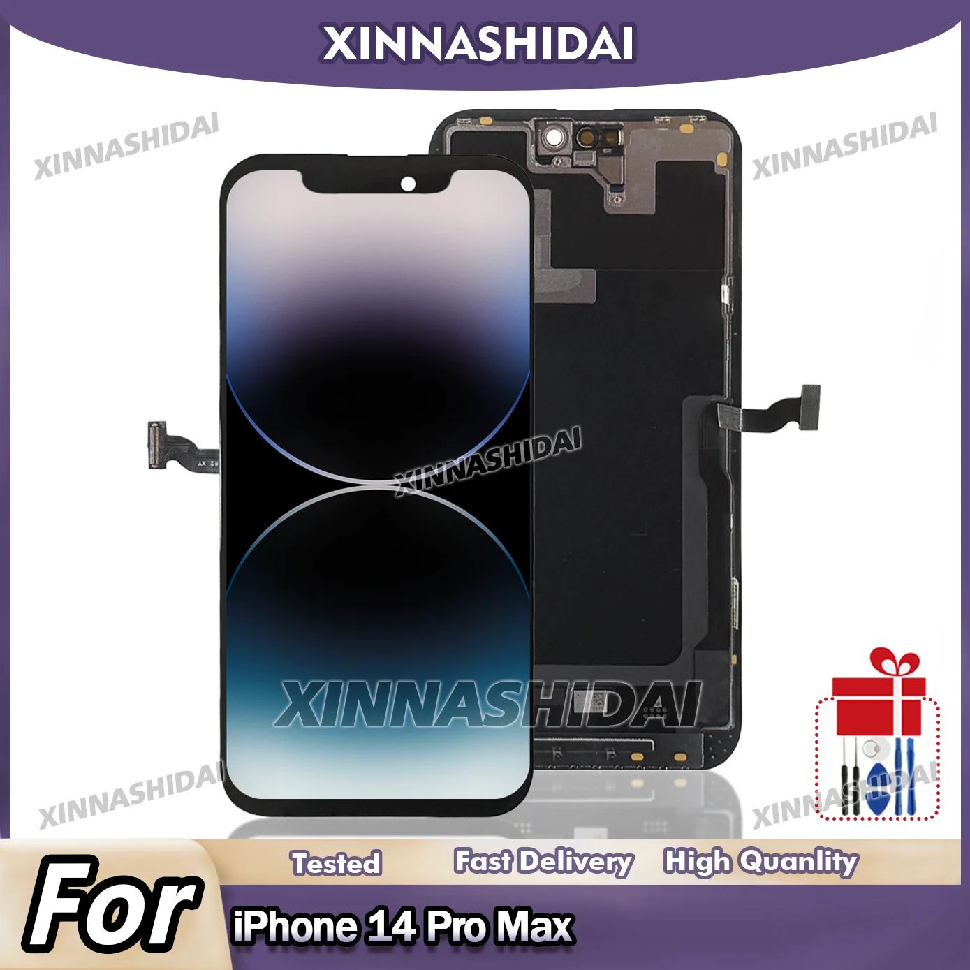 高品質の新品iphone-14-pro-max-lcdディスプレイ画面交換用lcd（iphone-14-pro-max用）
