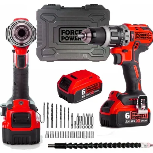 Forces Forces & power 58 W 6 Ah Germany X-Line Special Metal Gearbox Double Cordless Hammer Drill Rechargeable professional