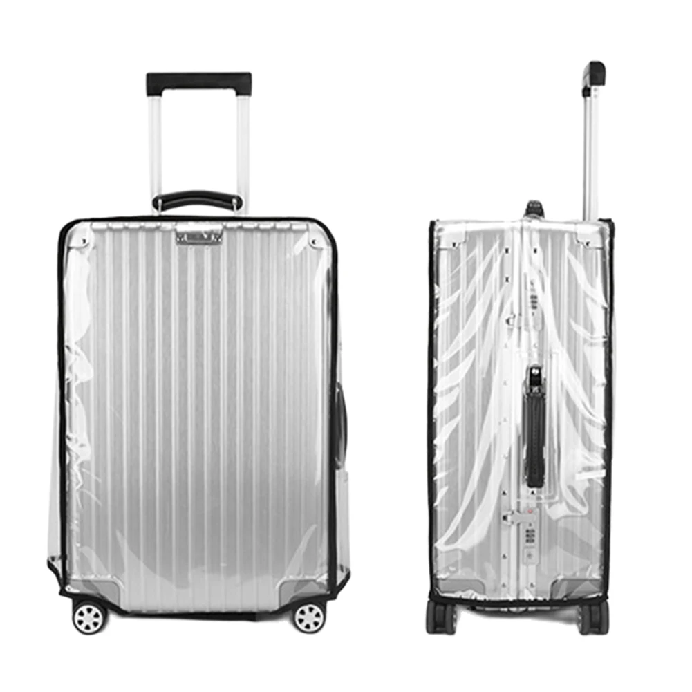 

18-30inch Clear Suitcase Cover Protector PVC Protective Suitcase Cover Scratch-resistant Trolley Case Cover for Wheeled Suitcase