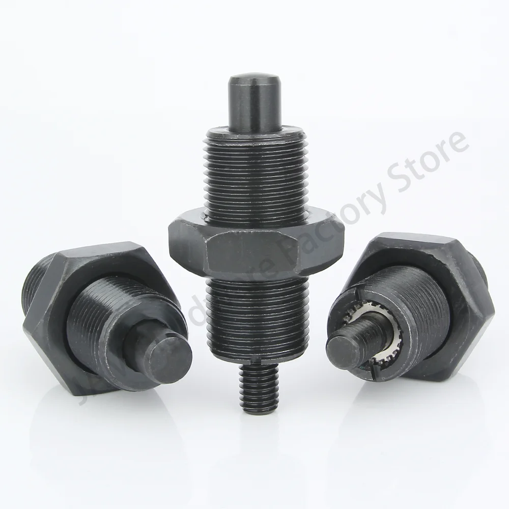 All Stainless/Carbon Steel Return Type Indexing Plungers MJ222  DiaM10 M12 M16 M20 Index Bolt Without Knob