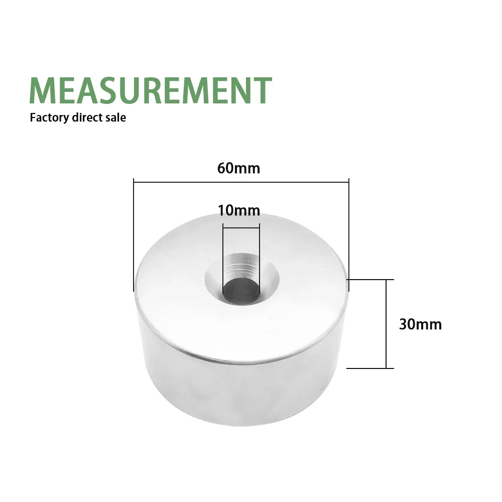 60x30-10mm N35 Neodymium Magnet 60*30mm With Hole 10mm Strong Magnetic Disc N35 Countersunk Magnets 60*30-10mm