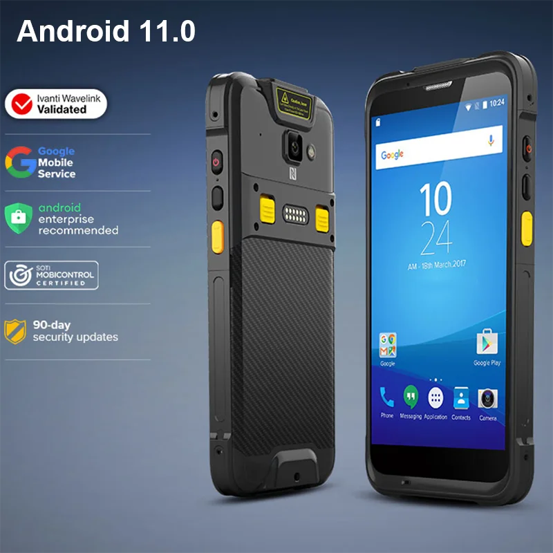 

CHWEIDA 5.5 Inch Android 11 OS Handheld Terminal PDA with Barcode Scanner Pistol Grip Ethernet Charging Cradle Industrial Rugged