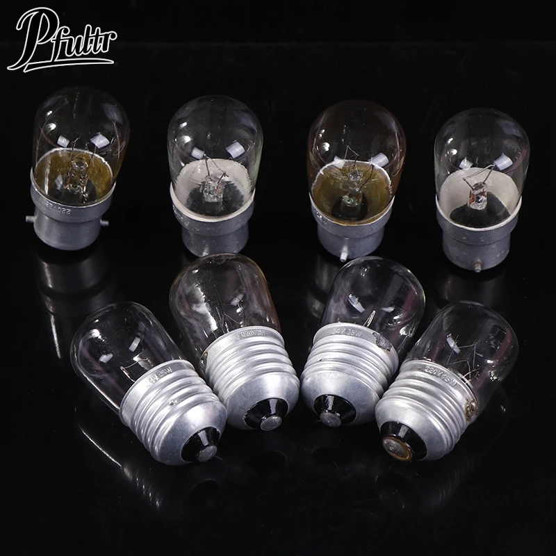 1Pcs B22 Bayonet E27 Screw 12V/220V 15W 25W LED Filament Light Fridge Bulb Mini COB Lamp For Sewing Machine Range Hood