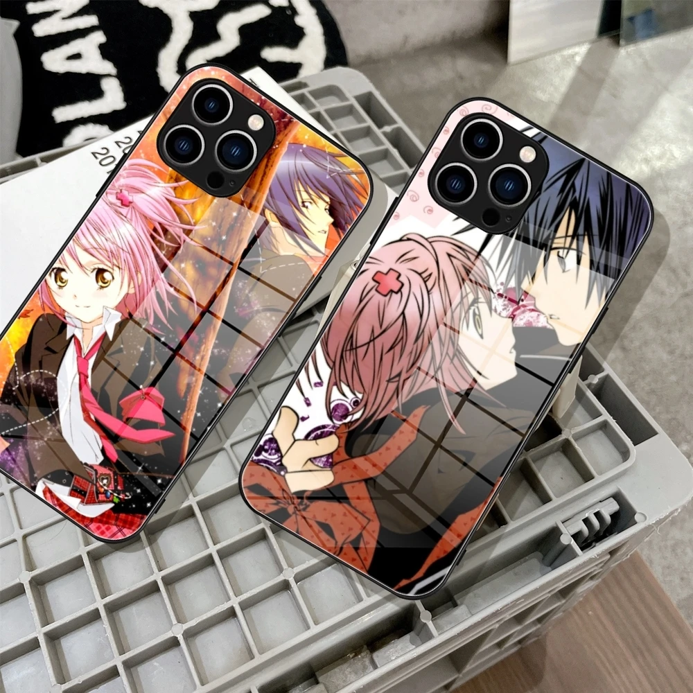 Shugo Chara Anime Phone Case Tempered Glass For IPhone 16 15 14 13 12 Pro Max Plus Samsung S24 S23 xiaomi 14 13 Covers