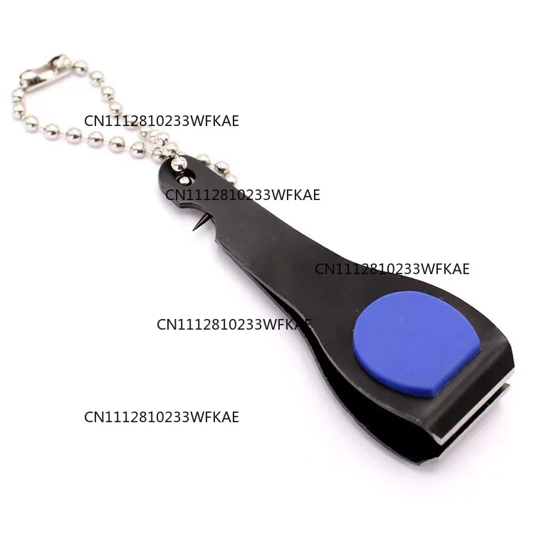 Multifunctional retractable fishing tool accessories sub-line resolver easy-to-pull buckle anti-lost keychain metal