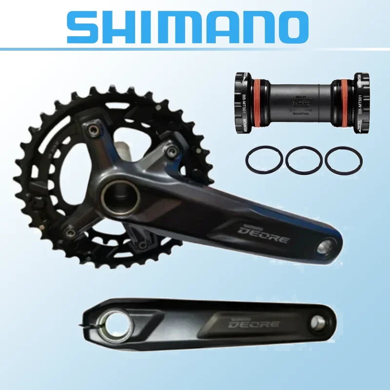 

Звездообразная звезда SHIMANO DEORE FC 10S, звездообразная Звездочка для горного велосипеда 170 мм 36-26T BB52 MT501, нижний кронштейн, звездообразная звезда