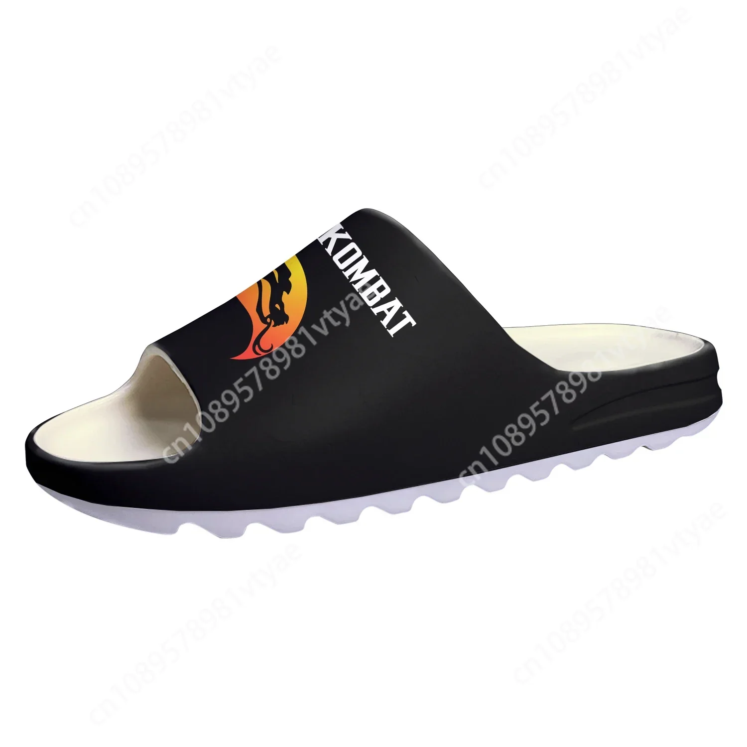 Mortal Kombat Custom Soft Sole Sllipers Cartoon Game Mens Womens Teenager Fashion Home Clogs Custom Water Shoes on Shit Sandals