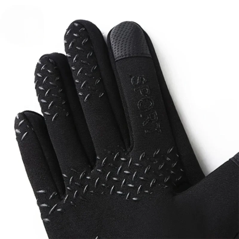 Waterproof Fleece Lined Bike Sports Gloves Keep Warm Water-repellent Glove Snow Skiing Glove Motorcycle Gloves