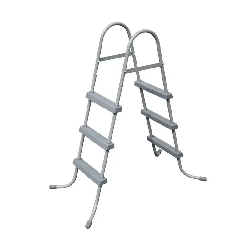 Heavy Duty Pool Ladder for 42 Inch Deep Swimming Pools Stainless Steel Safety Step with Handrails Easy Assembly Outdoor Water