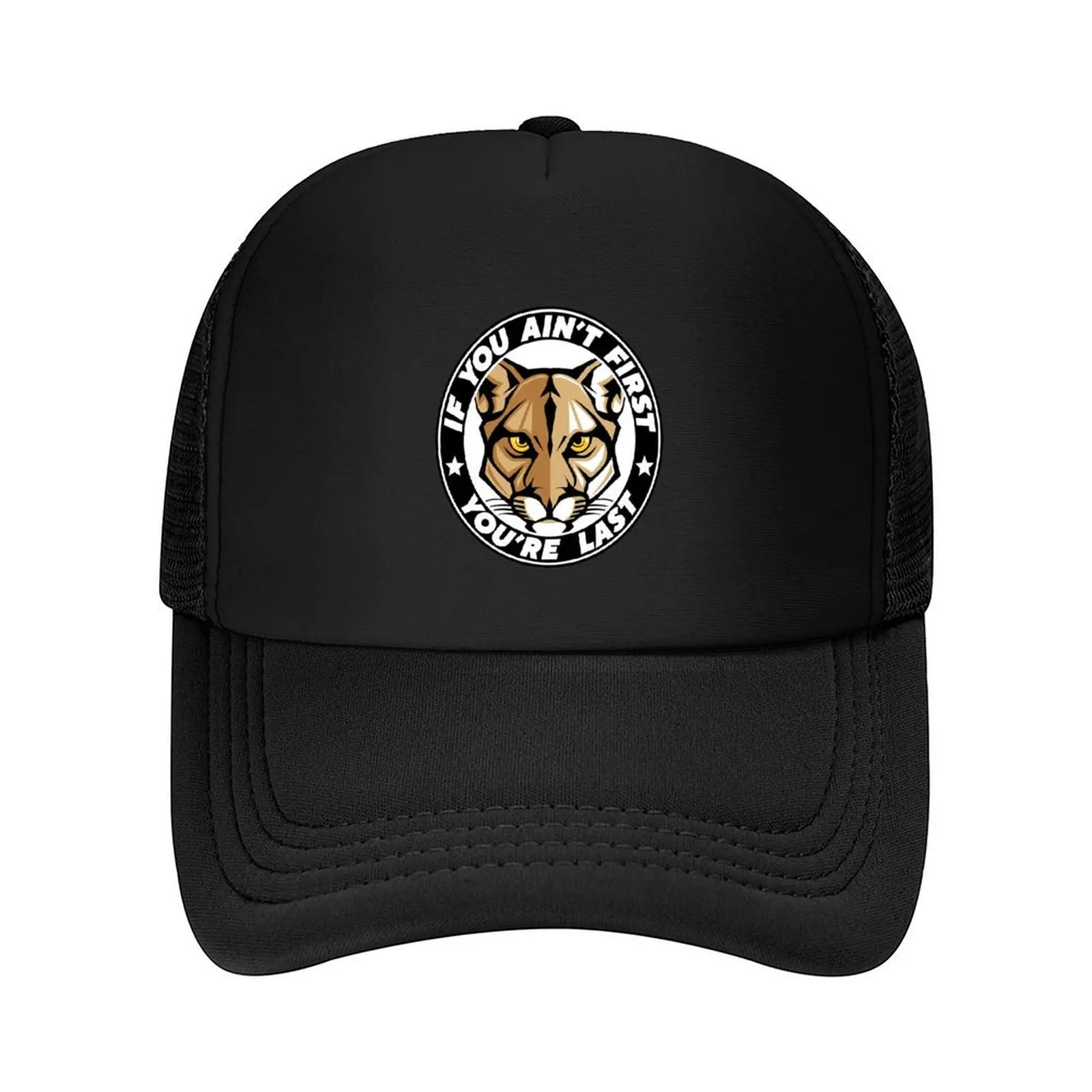 

If you aint first youre last - Talladega Nights - Circle Baseball Cap Beach Hat men Visor luxury caps Caps Women Men's