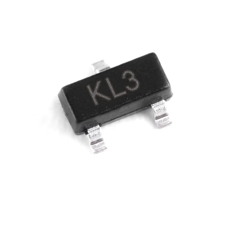 (100pcs) BAT54C BAT54 (Marking KL3) SOT-23 200mA 30V Schottky Diode