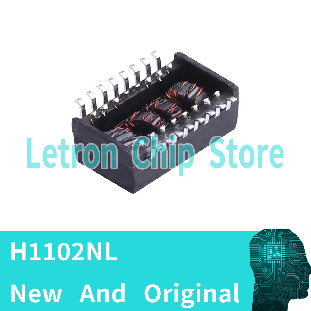 10pcs H1102NL H1102NLT 10/100Base-T Single Port Surface Mount Magnetics