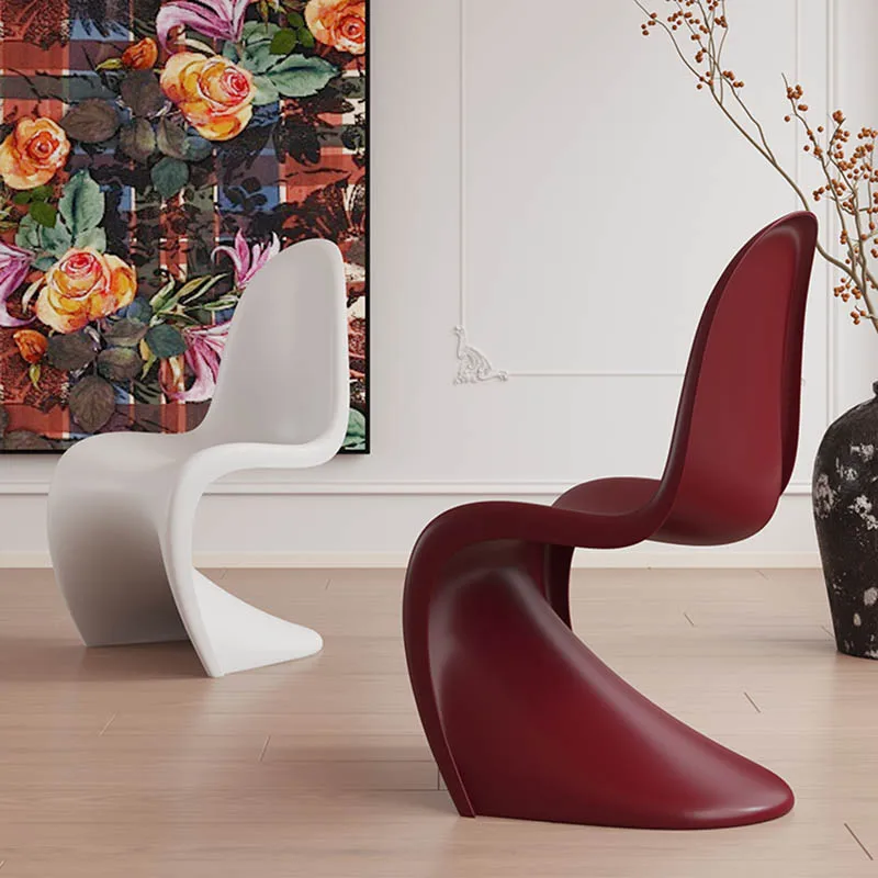 

Set Of 2 Eclectic Dining Chairs Ergonomic Luxury Design Unique Dining Chairs Dining Room Nordic Chaises Salle À Manger Furniture