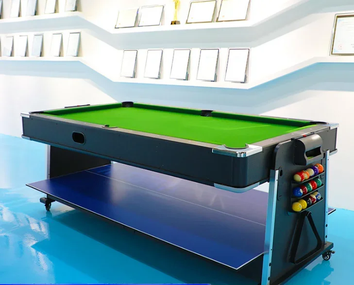 Hot Sale for  4 In 1 Modern Multi Game Billiard Pool Table With Air Hockey Table Tennis Table And Dinning