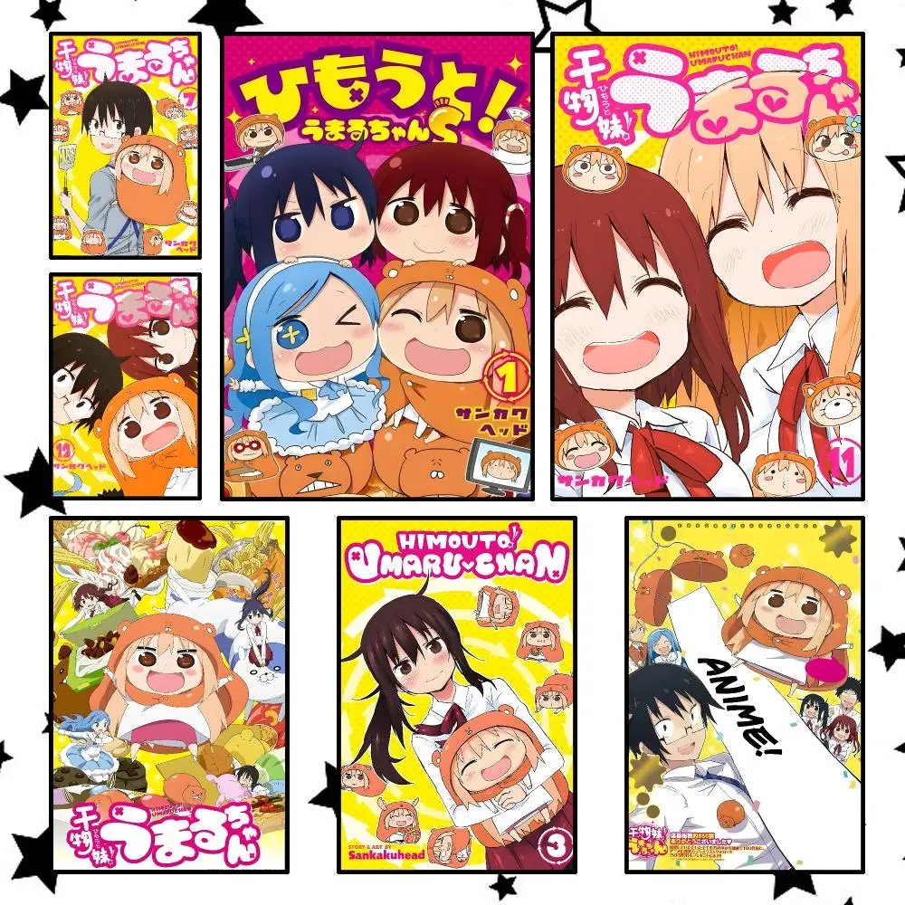 Anime Comedy Umaru-chan Poster Modern Minimalism Aesthetic Art Prints Bedroom Kitchen Home Decor Art Poster Gifts