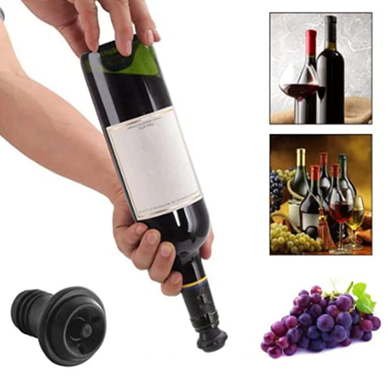 Wine Stoppers Need To Be Used In Conjunction With Wine Pump To Effectively Maintain The Fresh Flavor Of Wine