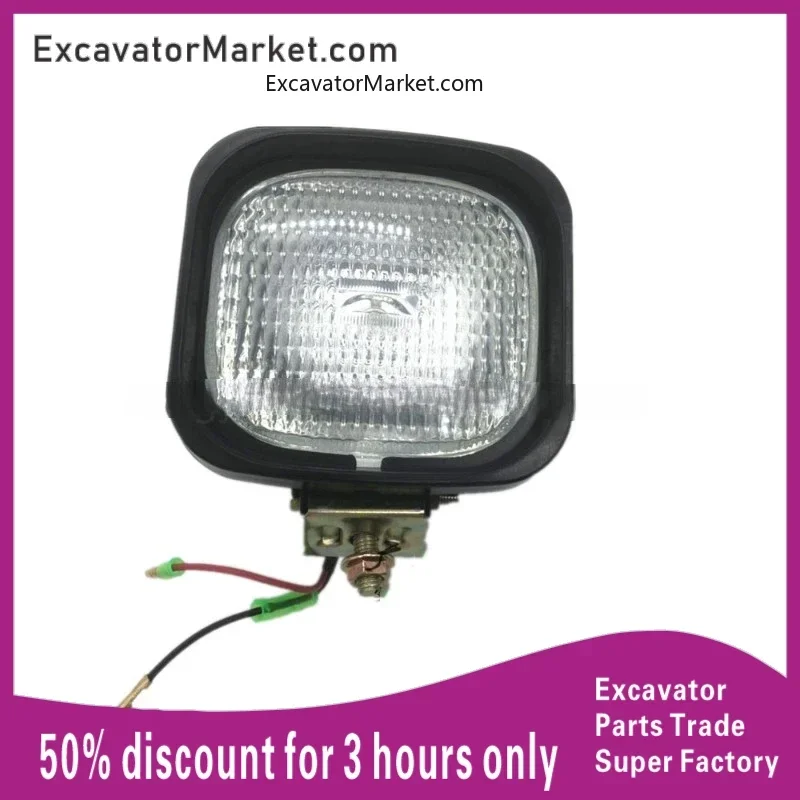 Excavator Spare For Excavator Parts 20 25 30 40 50 55 65 75 80 Led Headlights Boom Lights Work Lights 12v 24v