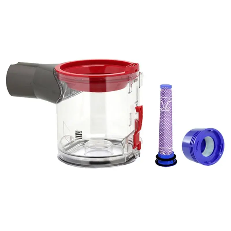 

ABLK для пылесосов Dyson V7 V8: контейнер для пыли, задний фильтр, предварительный фильтр (запасные части для бытовых пылесосов)