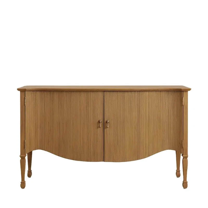 American-style Solid Wood Tableware Cabinet High-end and Luxurious Sideboard Storage Cabinet