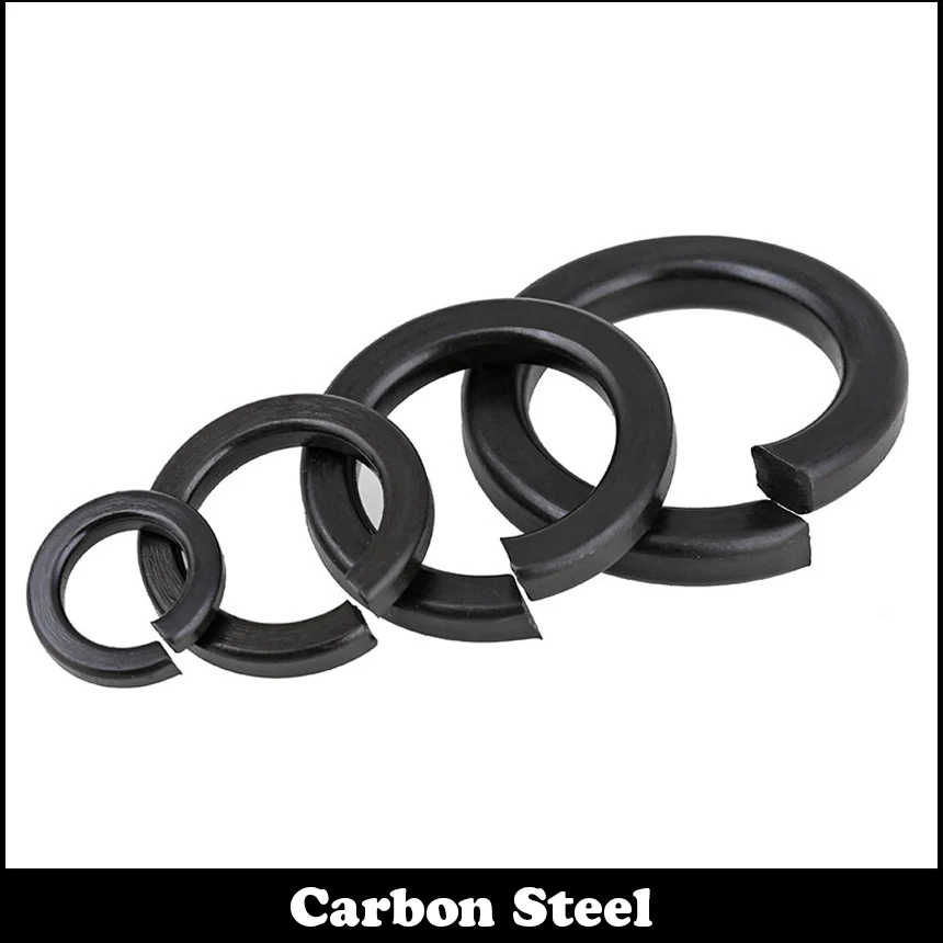 

M2 M2.5 M3 M4 M5 M6 M8 M10 M12 Grade 8.8 Carbon Steel DIN127 GB93 Square End Gasket Ring Cushion Split Lock Spring Washer