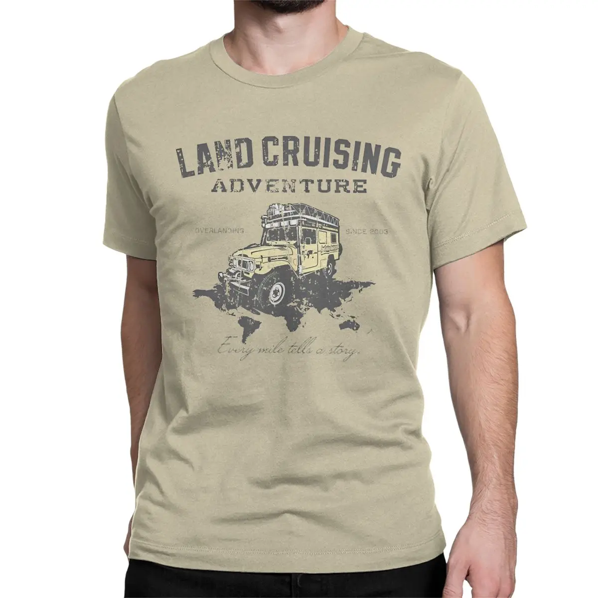 Men Women Land Cruiser FJ 80 T Shirts Off Road Car Landcruising Adventure 100% Cotton Tops Fashion Crew Neck Tee Shirt T-Shirts