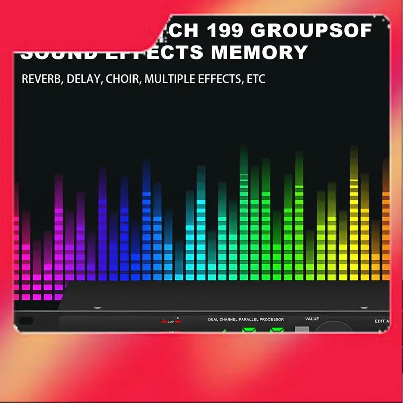 

Professional Digital Reverberation Multi Effect DSP Processor Audio Processor Equalizer Easy Install EU PLUG-M54K
