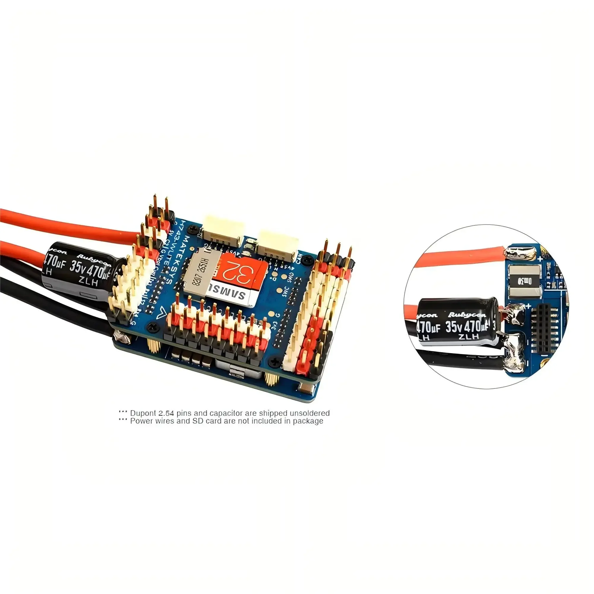 H743-WLITE Controllore di volo con OSD, slot MicroSD, inverter integrato per FPV ad ala fissa e multi-elica