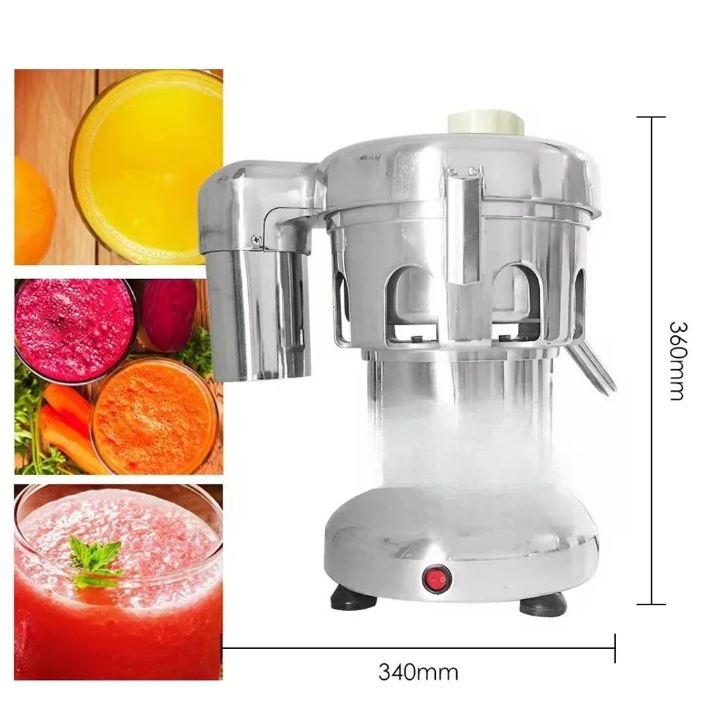 Commercial Juice Machine Stainless Steel 220V/110V About 80KG/H Juice Extractor Automatic Fruit and Vegetable Juice Maker