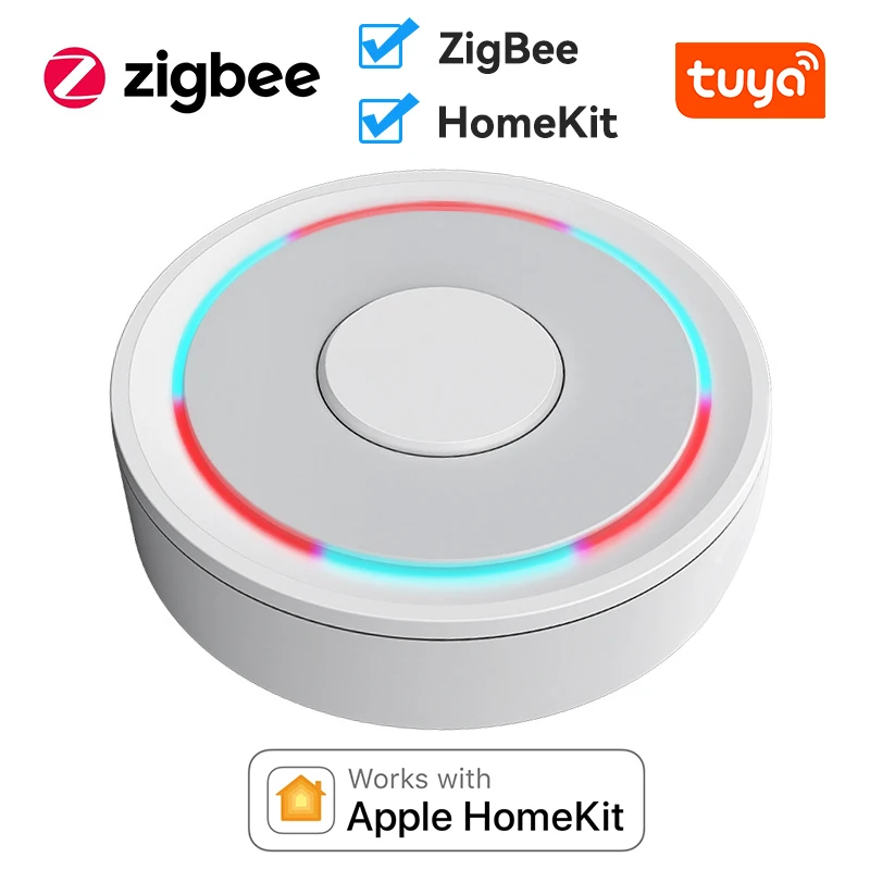 

HomeKit Zigbee Multi-mode Hub Gateway Smart Home WiFi Wireless Bridge Tuya Smart Life Works with Apple iPhone Siri Alexa Google