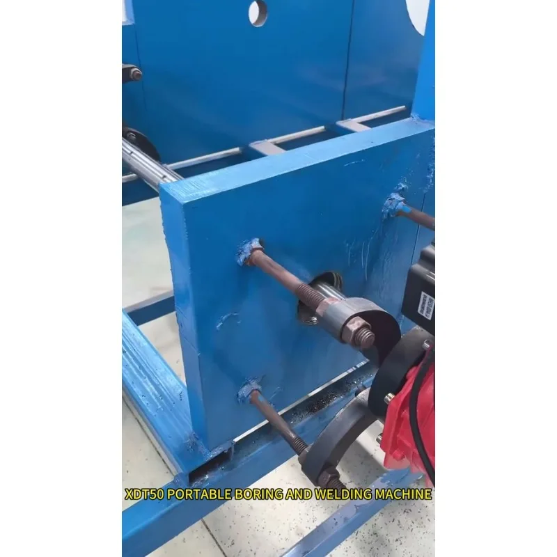 220V/380V Portable Boring Machine / 35-300mm Electric Line Boring and Welding Machine on Sale XDT50
