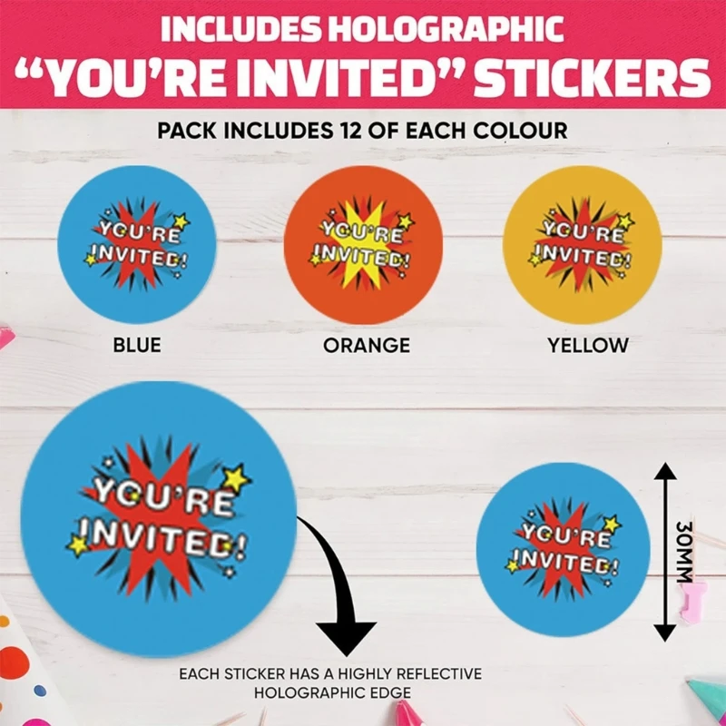 18 шт./компл. детские приглашения на день рождения, приглашения на вечеринку по случаю дня рождения, открытки