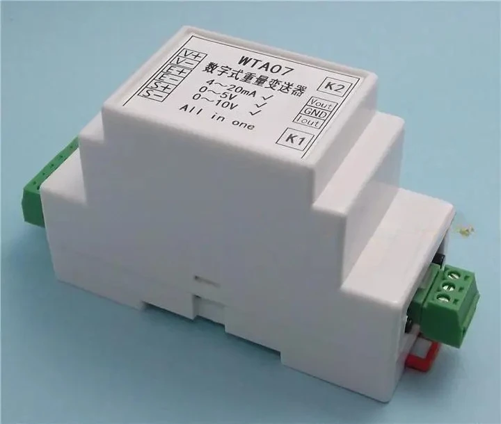 WTA07 Weighing Weight Transmitter Amplifier 0-5V, 0-10V, 0-20mA, 4-20mA